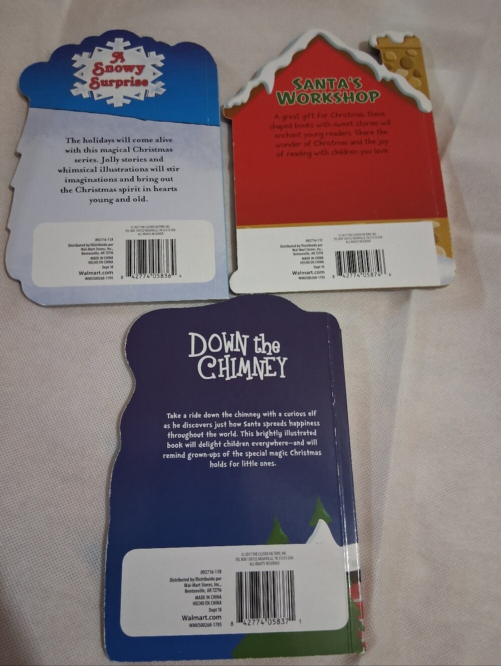 Santa's Workshop Holiday Book - Red 3 Books - Picture 2 of 3